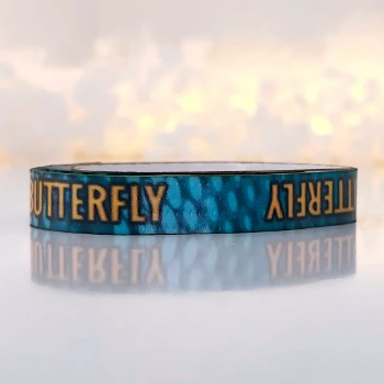 نوار دور راکت سه بعدی باترفلای آبی