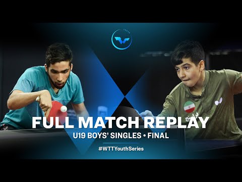 Amirmahdi KESHAVARZI (IRI) VS Benyamin FARAJI (IRI) | U19 BS F | WTT Youth Contender Batumi 2023