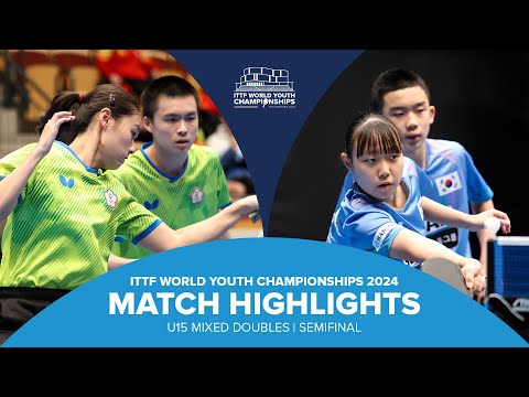Hung/Chen vs Lee/Choi | U15 XD-SF | ITTF World Youth Championships 2024