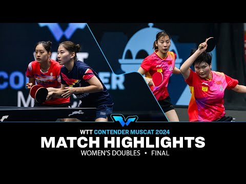 Yoon/Kim vs Yang/Zhu | WD Final | WTT Contender Muscat 2024
