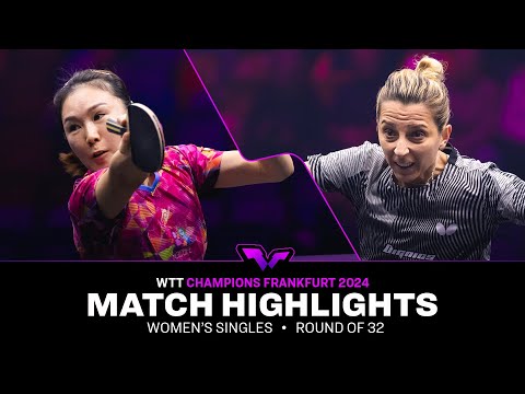 Xiaona Shan vs Elizabeta Samara | WS R32 | WTT Champions Frankfurt 2024