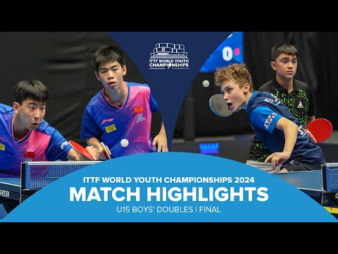 Li/Tang vs Otalvaro/Faso | U15 BD Final | ITTF World Youth Championships 2024