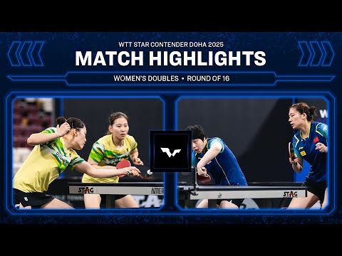 Yoon,Kim vs Kuai,Chen | WD R16 | WTT Star Contender Doha 2025